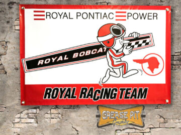 Royal Pontiac Racing Team 2'x3' Garage Shop Banner
