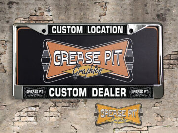 Custom License Plate Frames