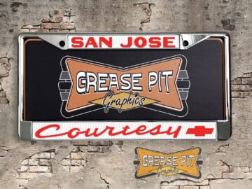 Courtesy Chevrolet San Jose License Plate Frame
