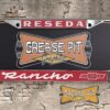 Rancho Chevrolet Reseda License Plate Frame Re-creation
