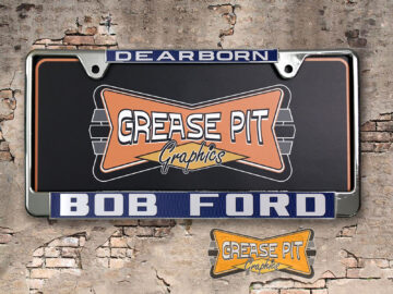 Bob Ford Dearborn License Plate Frame Tribute