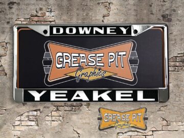 Yeakel Plymouth Center License Plate Frame