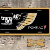 Pontiac Trans Am Territory Booster License Plate