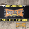 Cruising into the Future license plate frame