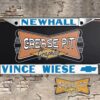 Reproduction Vince Wiese Chevrolet license plate frame Newhall