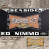 Reproduction Ed Nimmo Chevrolet license plate frame Seaside